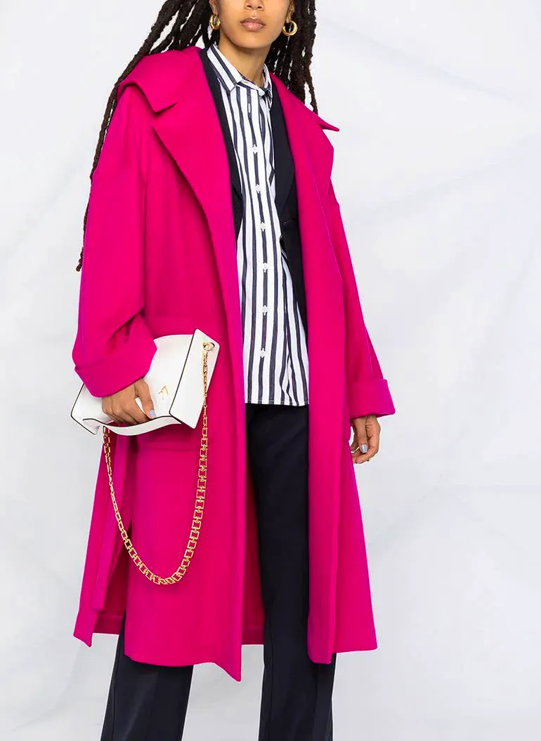 Far Fetch Oversized Knit Belted Coat, £724