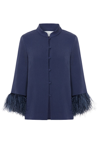 Grace Wears Night Skies Hammered Silk Shirt, £350