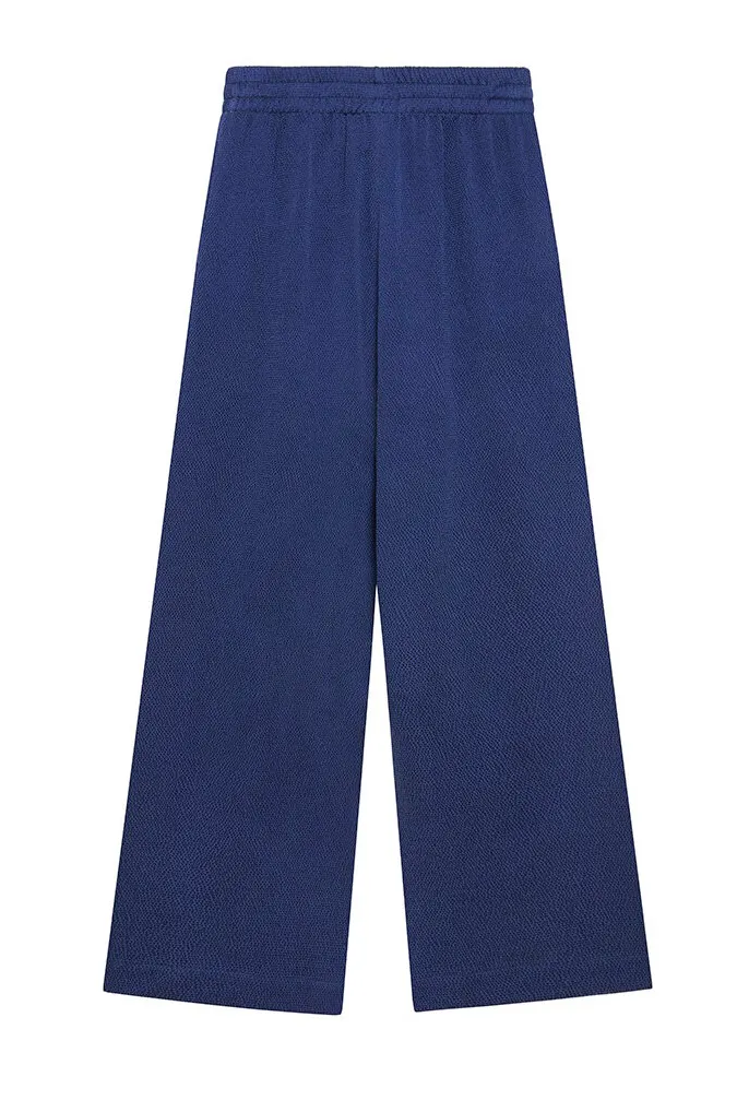 Grace Wears Night Skies Navy Silk Trousers, £250