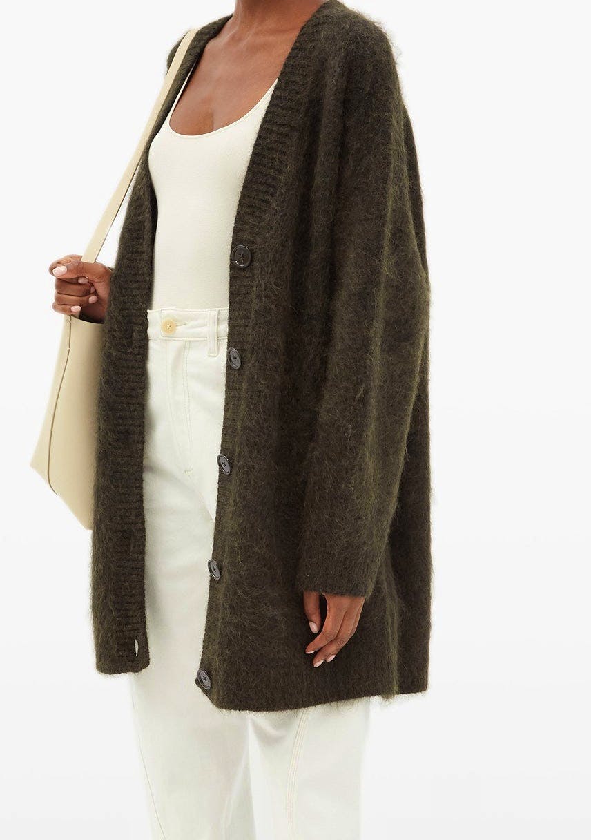 Acne Studios Kinbar Brushed Longline Cardigan, £450