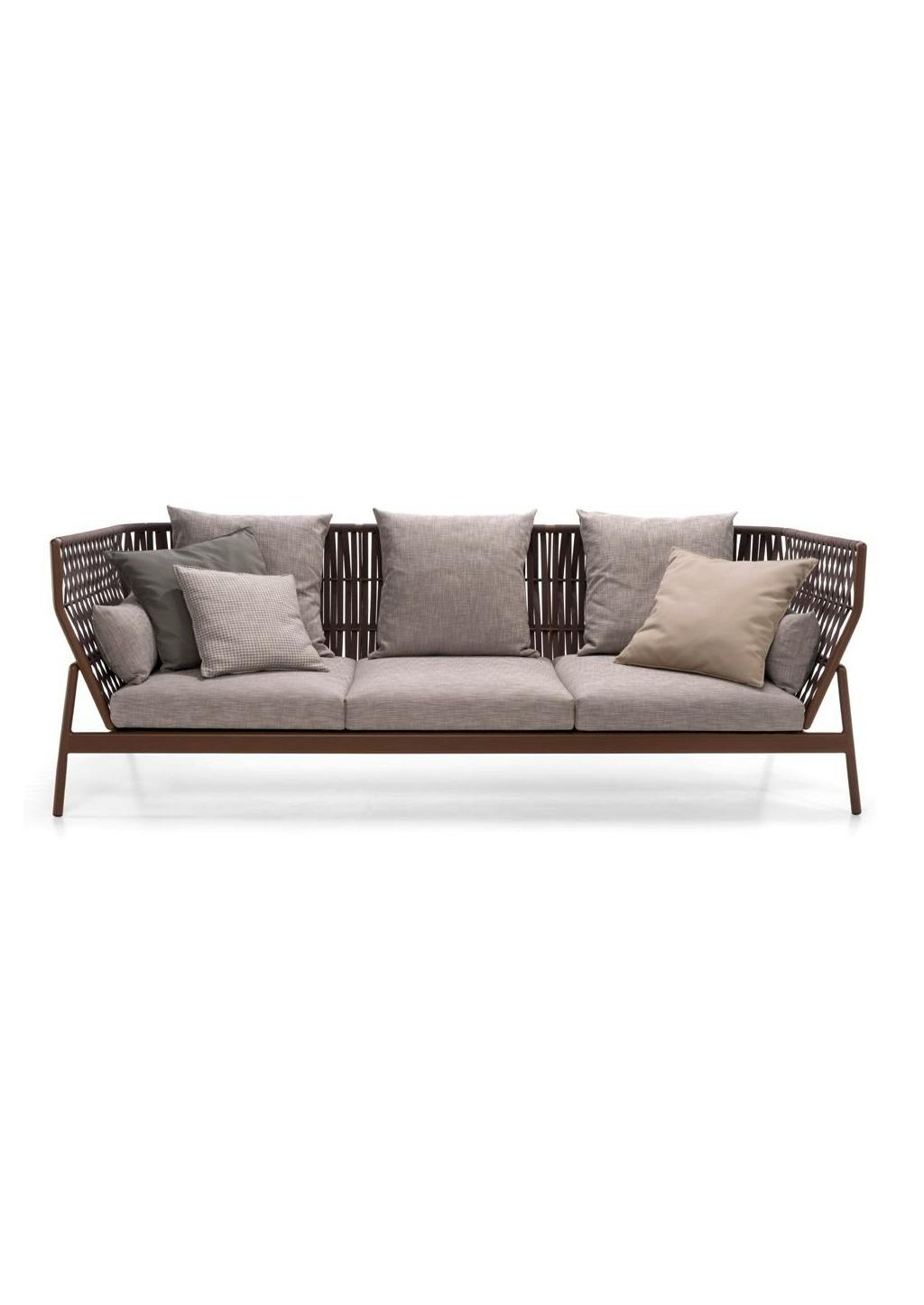 The Conran Shop PIPER 103 Sofa High Back Rust & Brown, £7,295