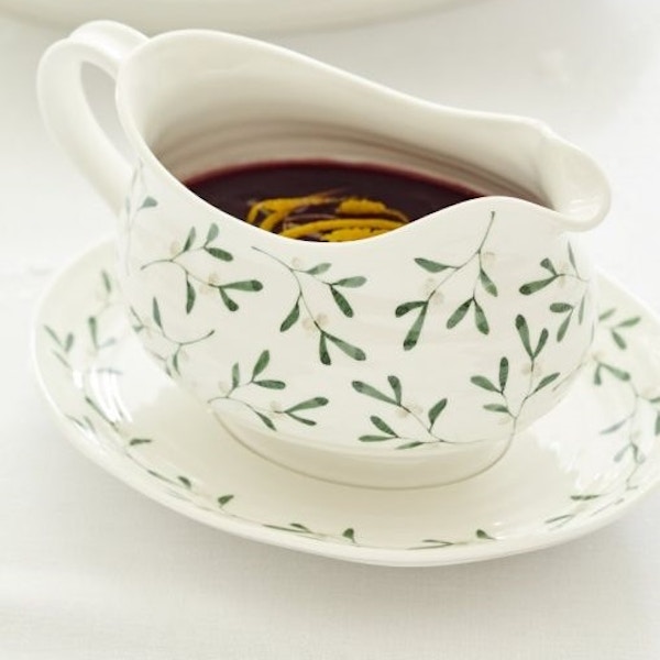 Sophie Conran for Portmeirion Mistletoe 1 Pint Sauce Boat and Stand, £55