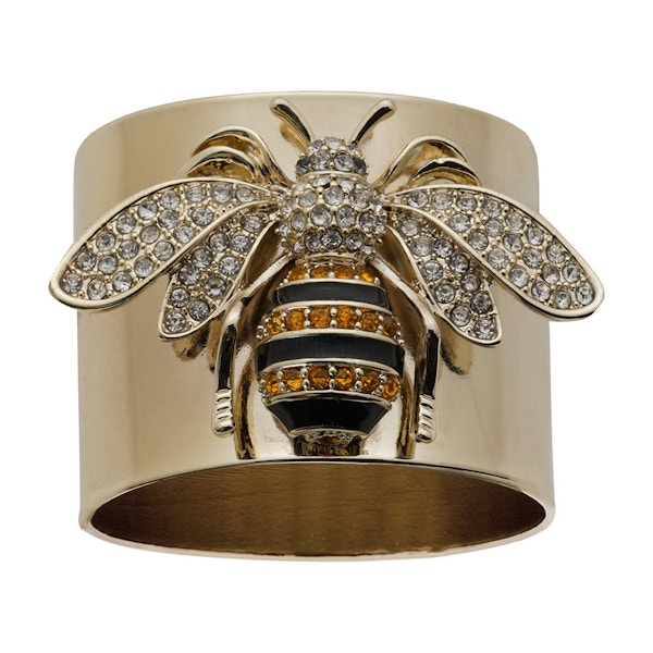 Amara Stripy Bea Napkin Ring, Set of 2, £50