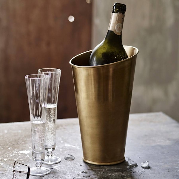Rowen & Wren Lena Brass Champagne Cooler, £72