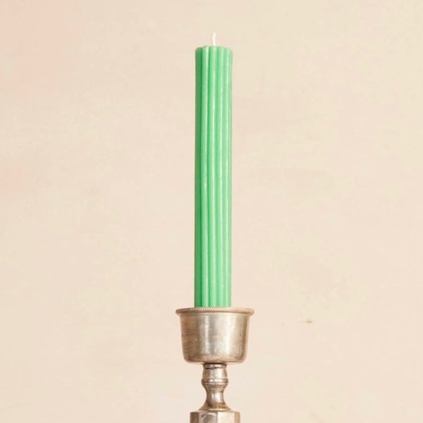 Matilda Goad Pack Of Emerald Beeswax Candles, £42