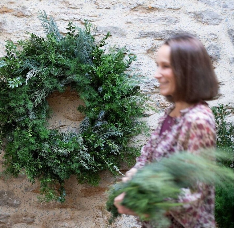 Xmas Wreath Online Tutorial Philippa Craddock