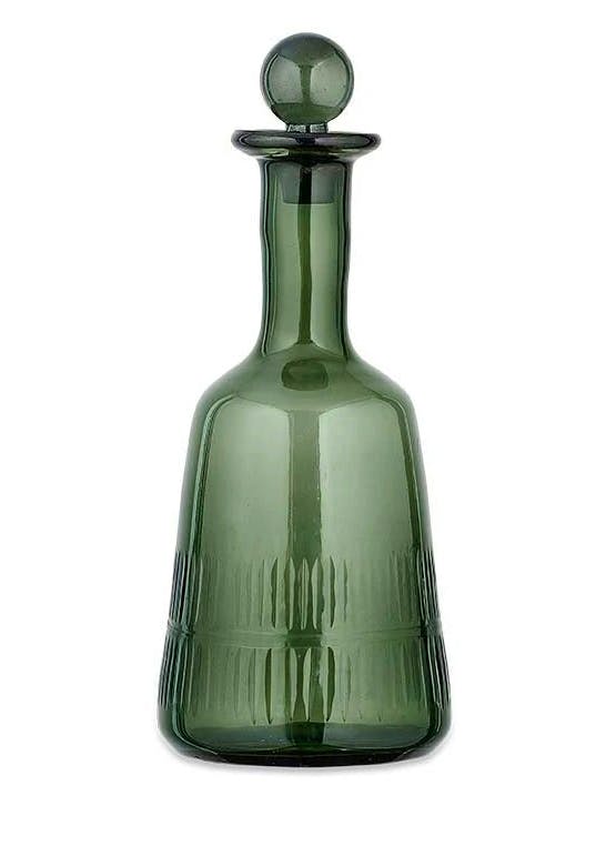 Nkuku Mila Decanter Dark Emerald, £39.95