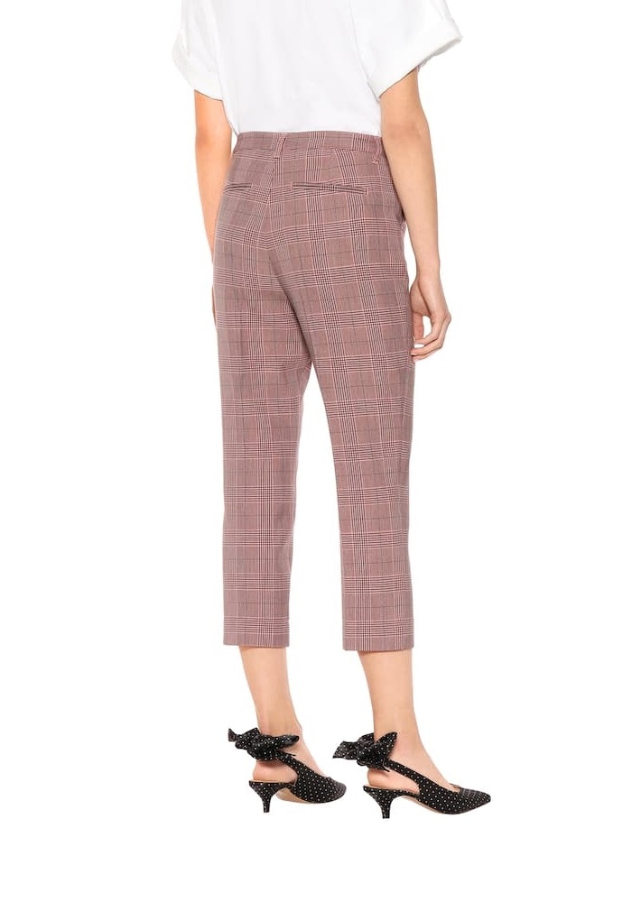 Ganni Checked Trousers, NOW £126