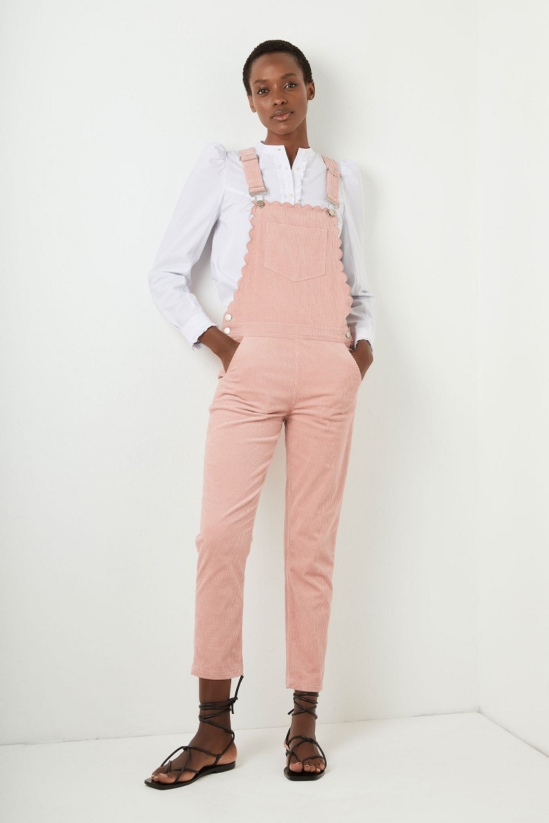 Wyse Scallop Corduroy Dungarees, £185