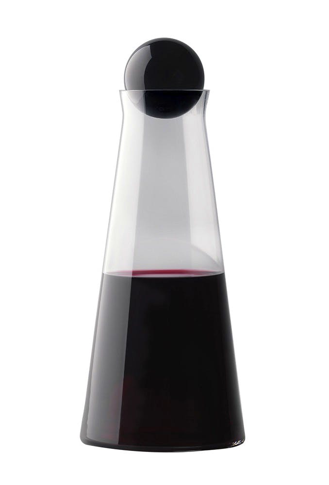 Design House Stockholm Fia Carafe Clear Black, £54