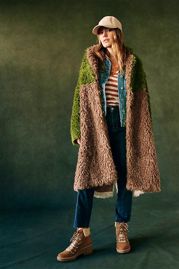 Anthropologie Faux Fur Coat, £240