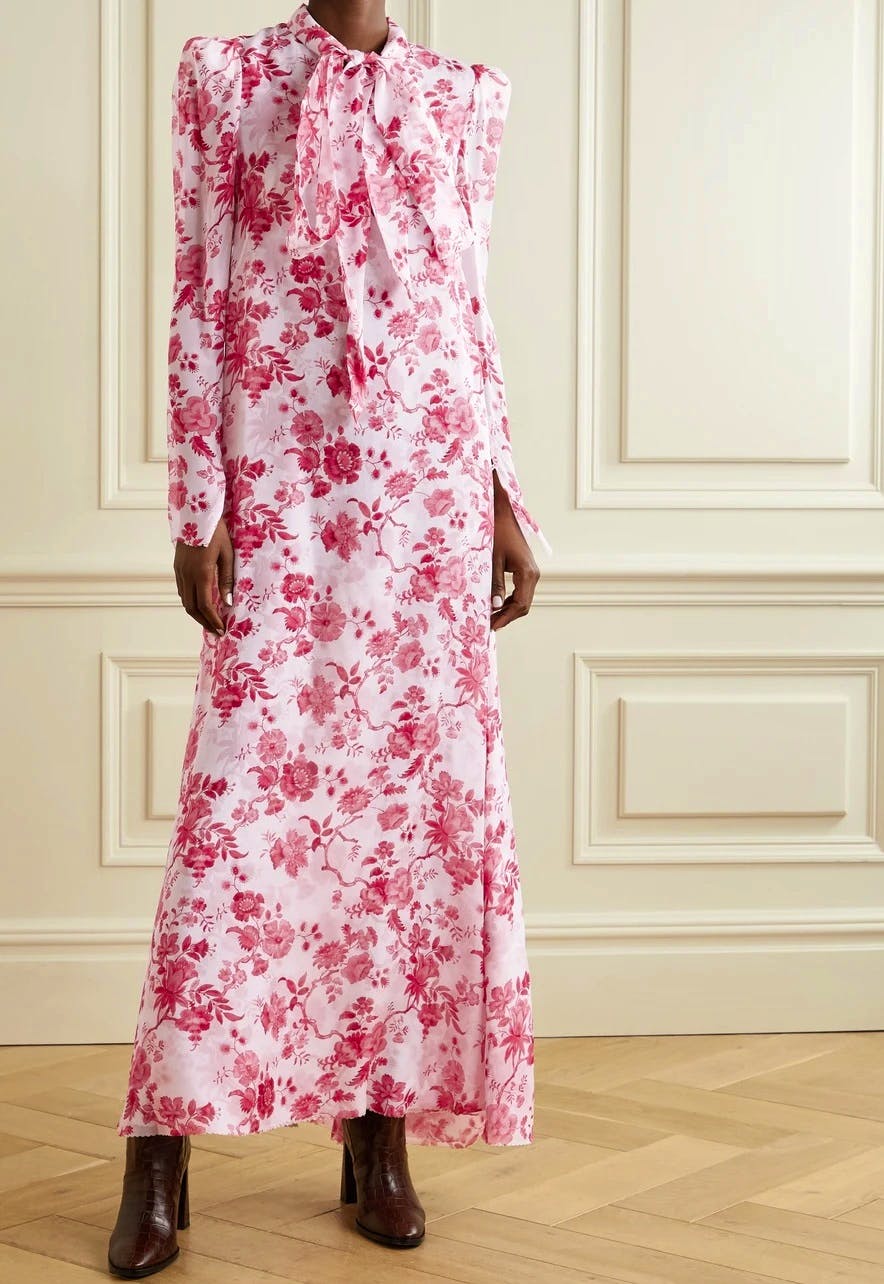 The Vampire’s Wife Floral Dress, NOW £390