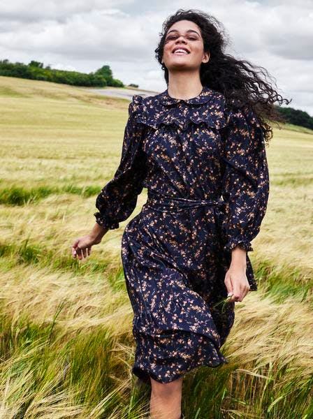 Ridley London Prairie Midi Dress, £399