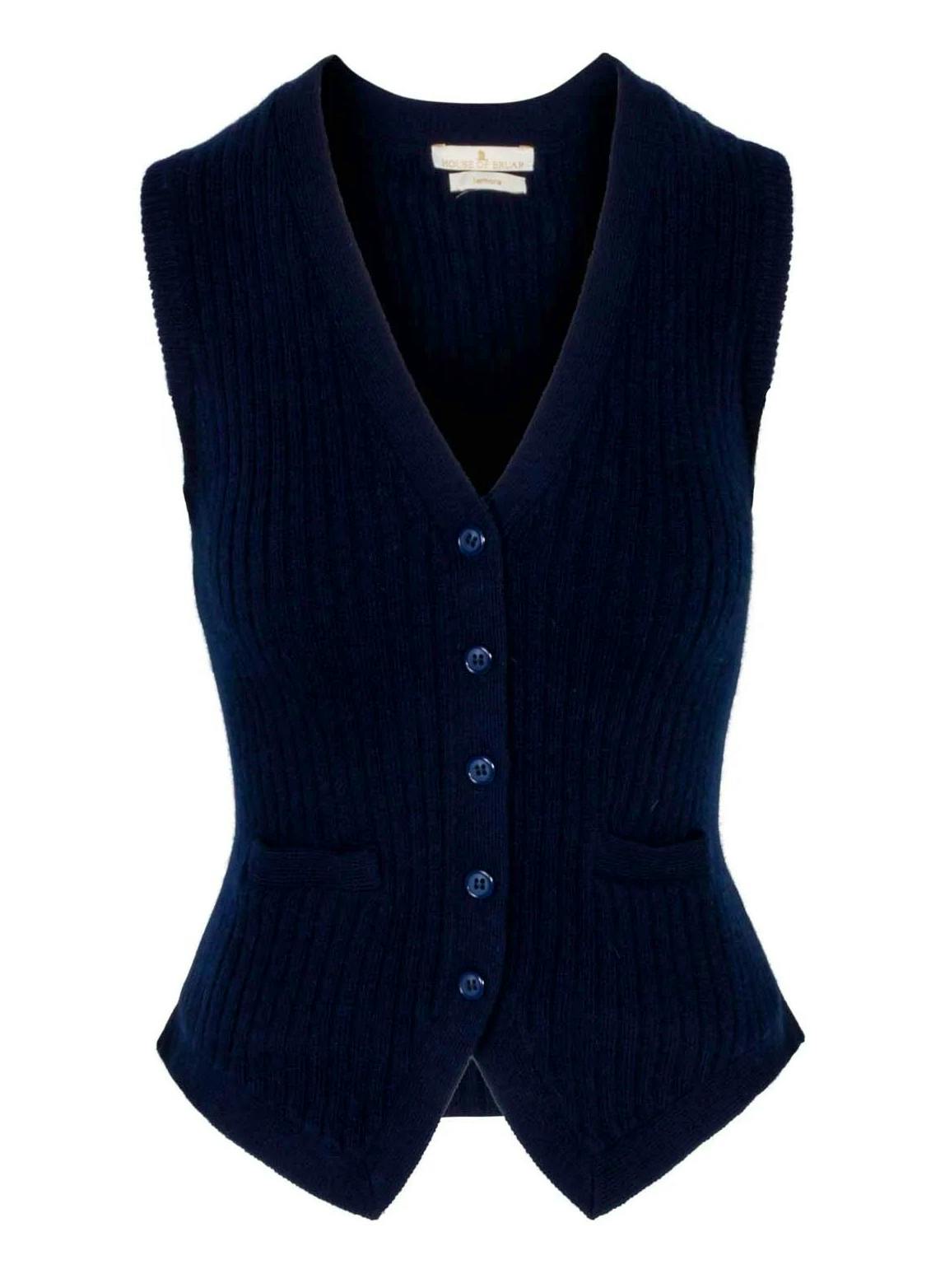 The House of Bruar Ladies Lamora Rib Waistcoat, £79.95