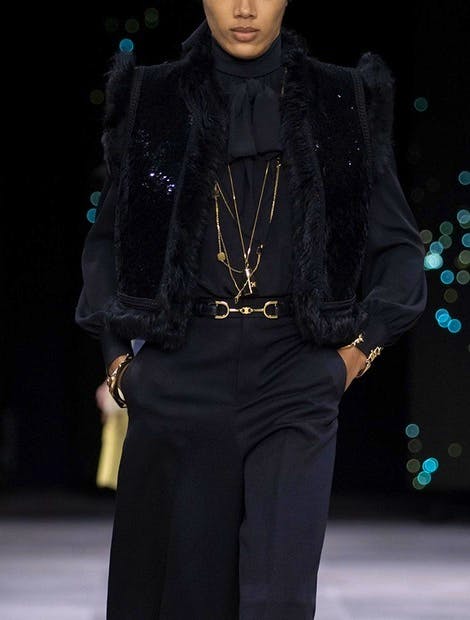 Celine Afghan Waistcoat In Embroidered Sheepskin, £3,950