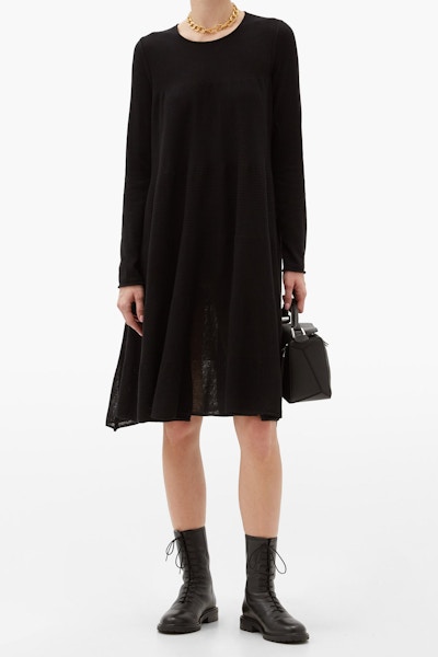 Merlette Addison Relaxed Cotton-Blend Knitted Dress, £410