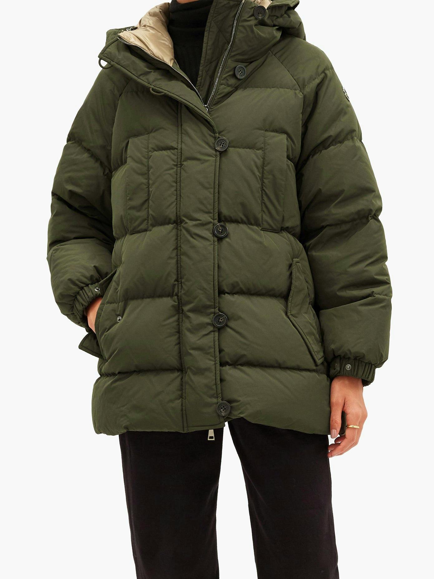 Moncler Nedaade down-filled quilted-shell parka, £1,290