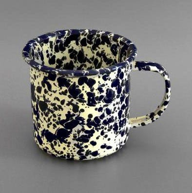Labour & Wait Marbled Enamel Mug Navy, £9