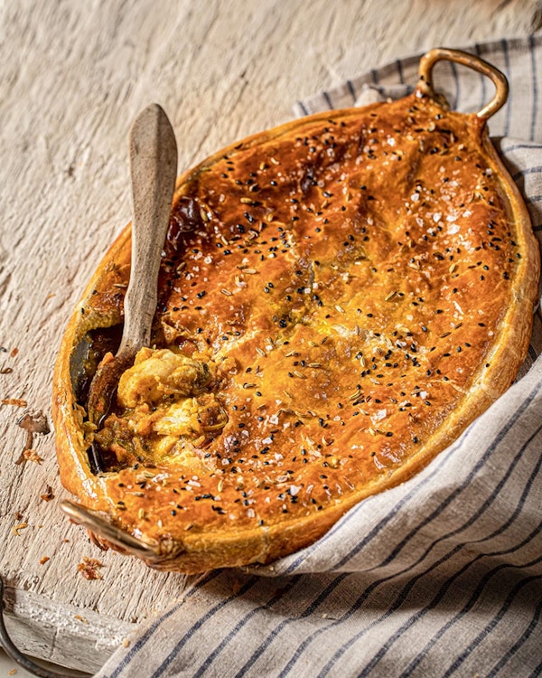 Hot And Sour Curried Cod Pie