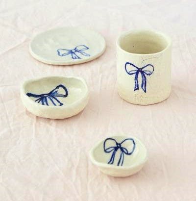 edit58 Kana Blue Ceramic Pinch Pot, £30