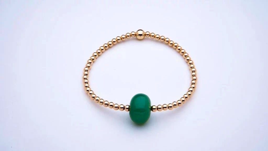 Sobella Jewellery Aventurine Gemstone Bracelet, £23.99