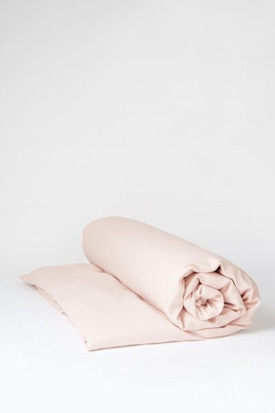 Toast Washed Linen/ Cotton Duvet Cover, £135