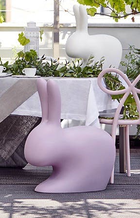 Qeeboo Rabbit Chair Pink Large, £179