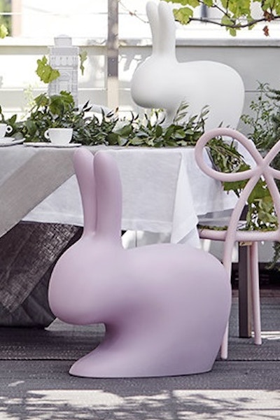 Qeeboo Rabbit Chair Pink Large, £179