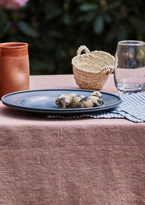 Rowen & Wren Plaster Pink Linen Tablecloth, £82