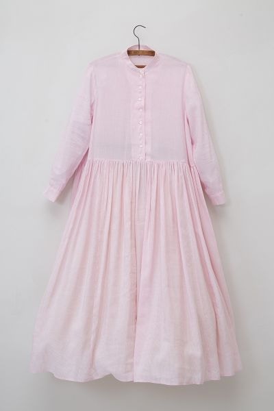 Cabbages & Roses Peggy Dress In Pink Stripe, £179.40
