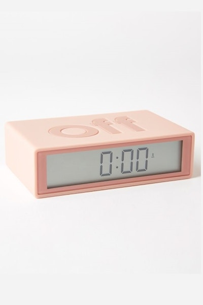The Conran Shop Flip+ Reversible LCD Alarm Clock RCC In Pink, NOW £26.26
