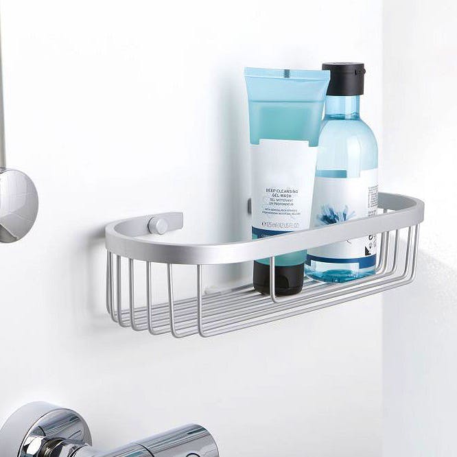 Tatay Ice Collection Aluminium Oval Shower Caddy 