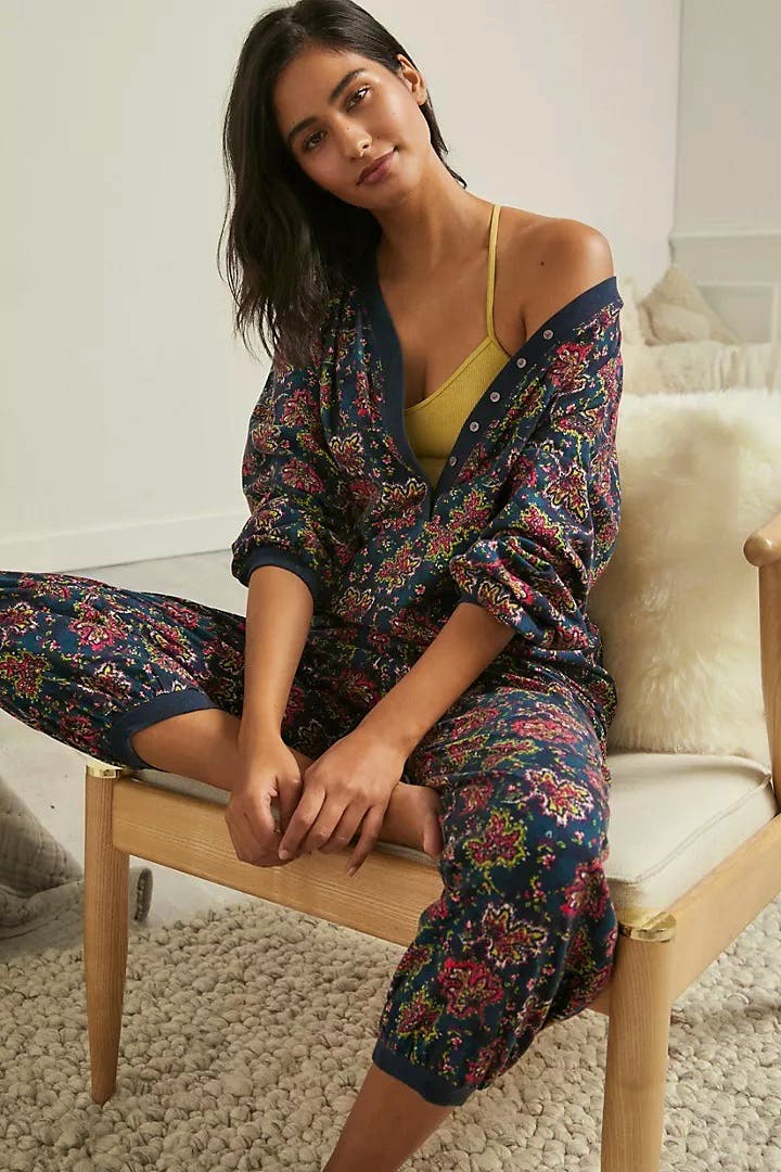 Anthropologie Fireside Flannel Sleep Jumpsuit, £80