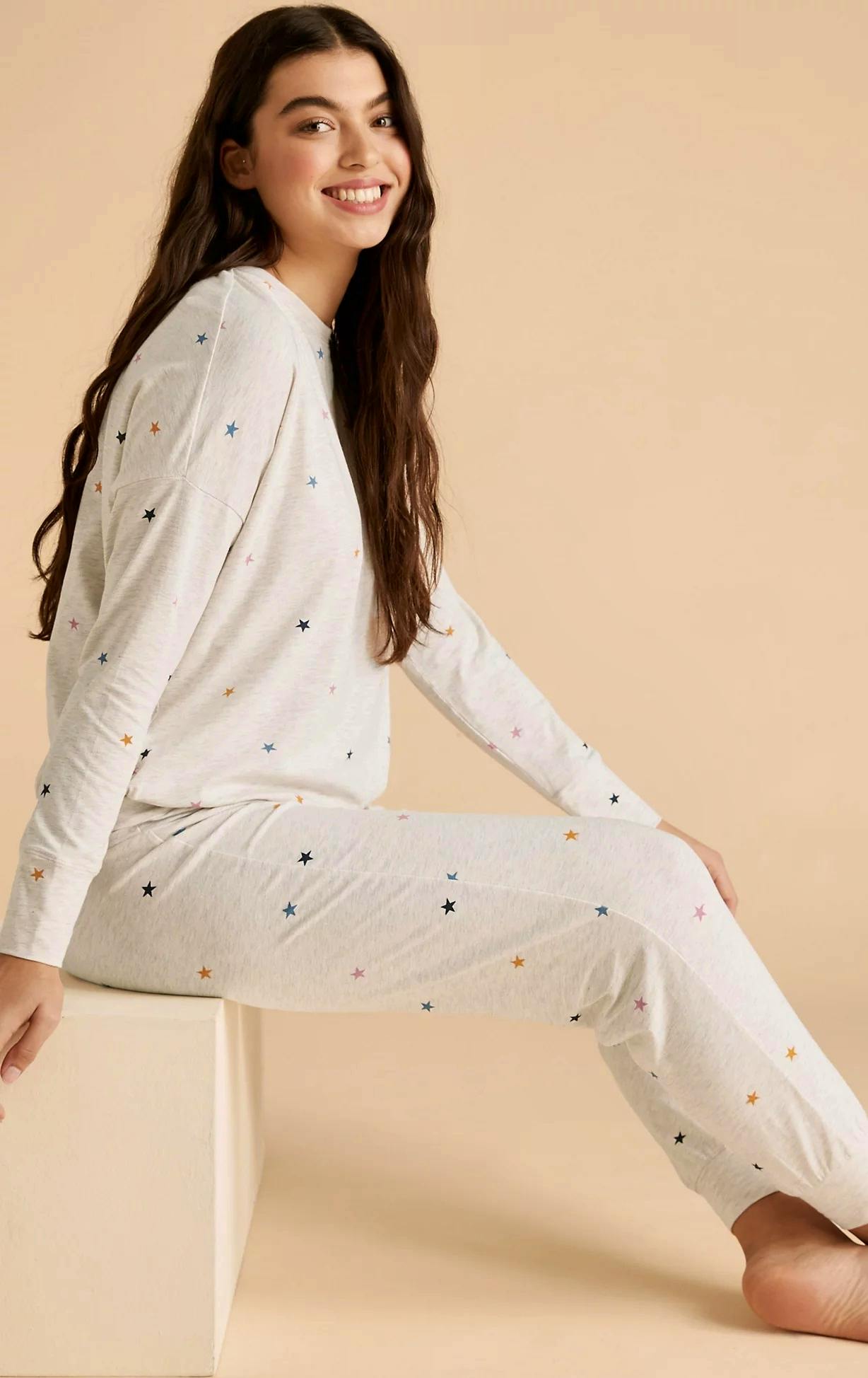Marks & Spencer Cotton Star Print Pyjama Set, £19.50