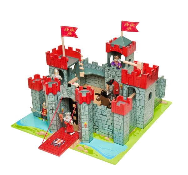 Little Nut Tree Toys Le Toy Van Lionheart Wooden Castle, NOW £99.95
