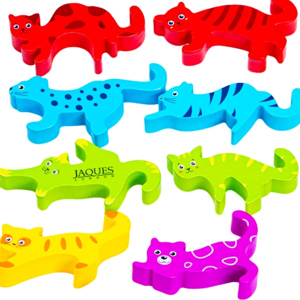Jaques London Crazy Cats Stacking Toy, £7.99