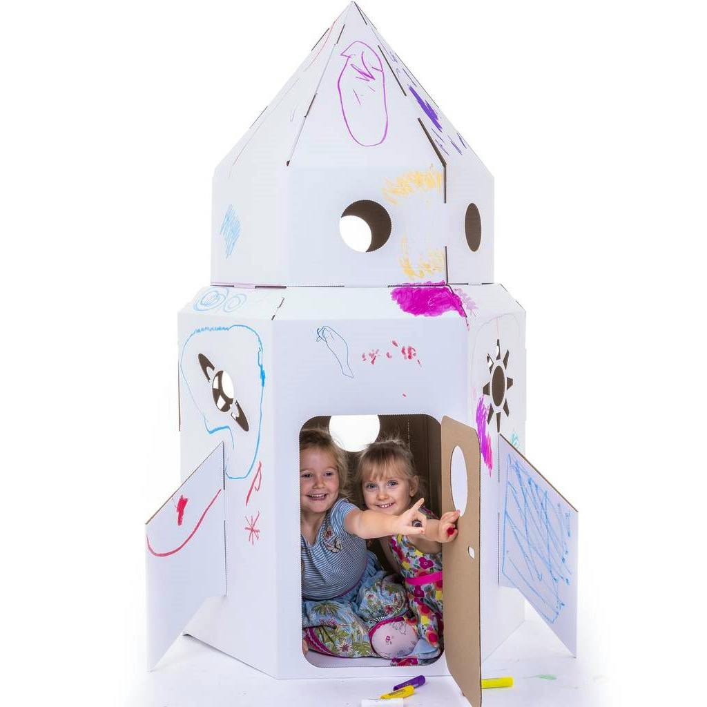 Not On The High Street Children’s Cardboard Eco Rocket, £39.90