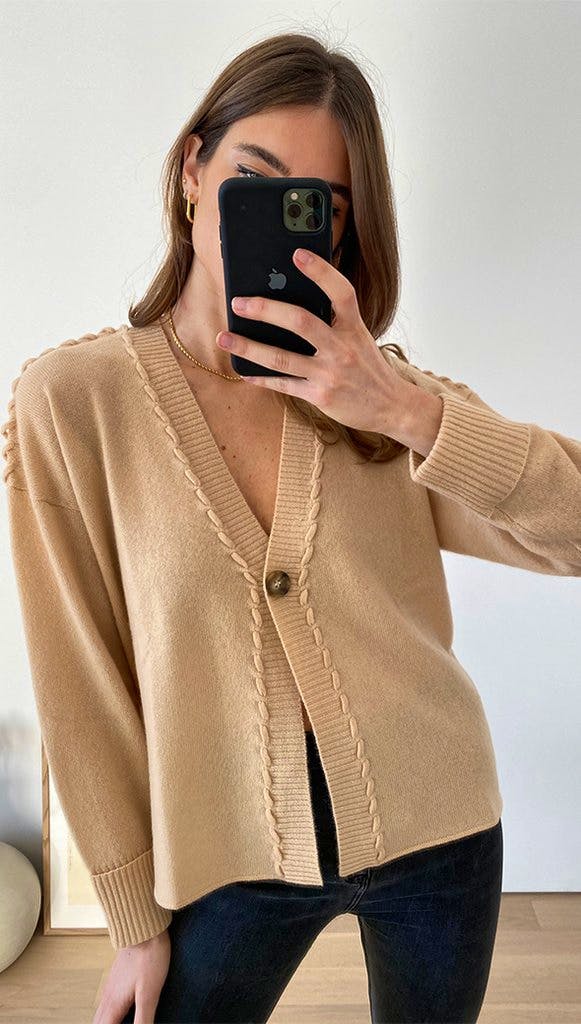 Charli Cassandra Pure Cashmere Cardigan, £135