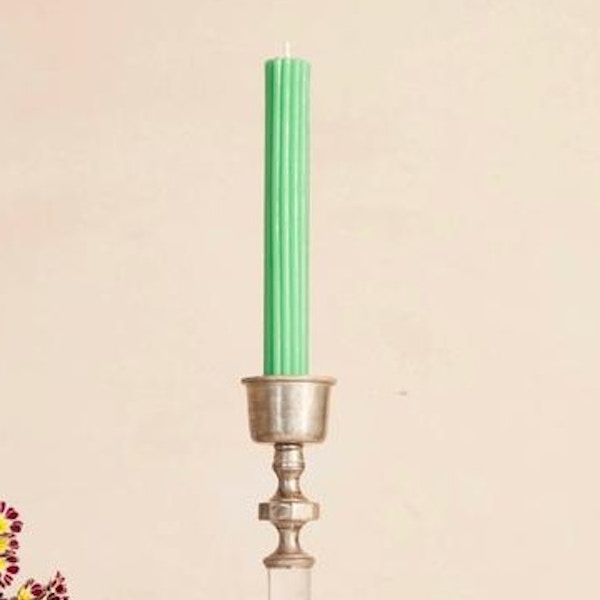 Matilda Goad Pack of Emerald Beeswax Candles, £42