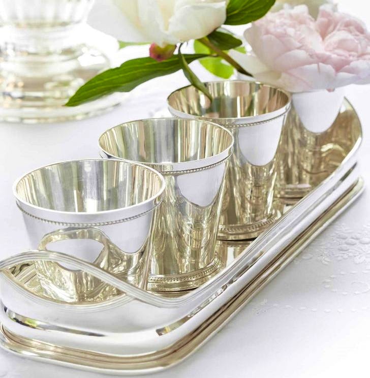 Sophie Conran Lancaster Silver Plated Beakers – Four, £90