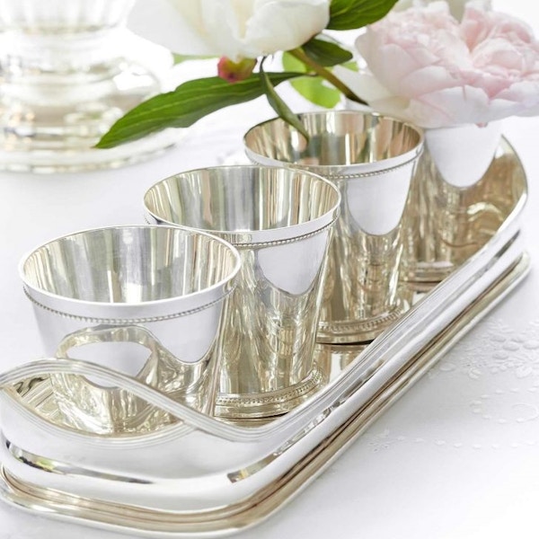 Sophie Conran Lancaster Silver Plated Beakers – Four, £90