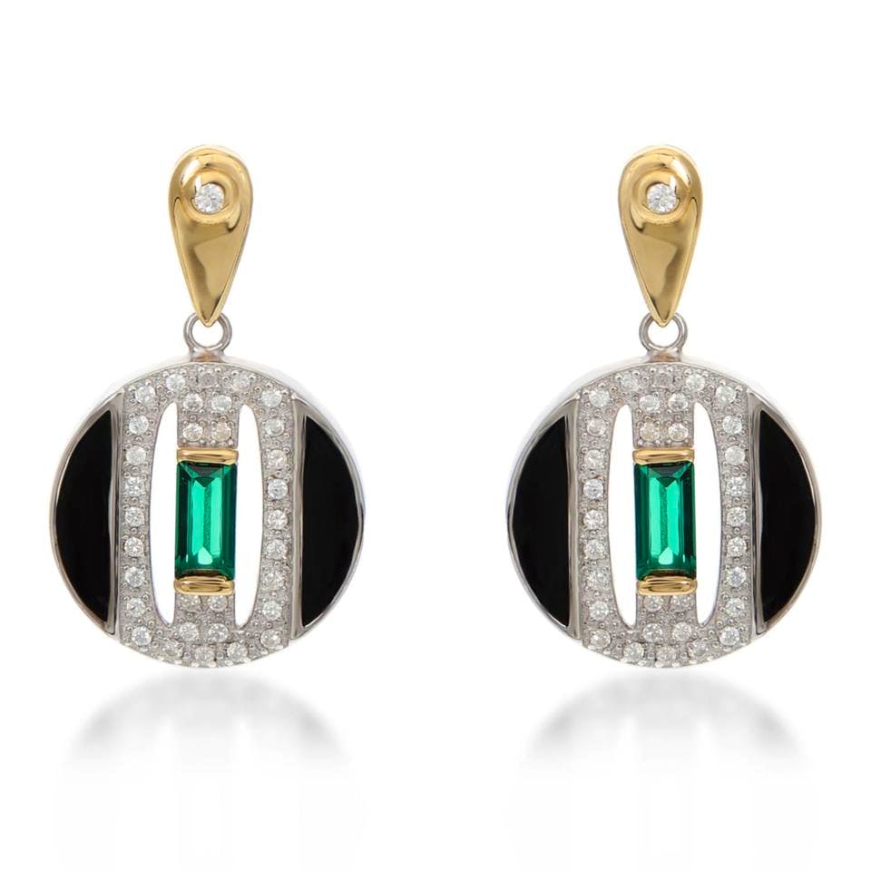 V By Laura Vann Daphne Circle Drop Earrings, £130