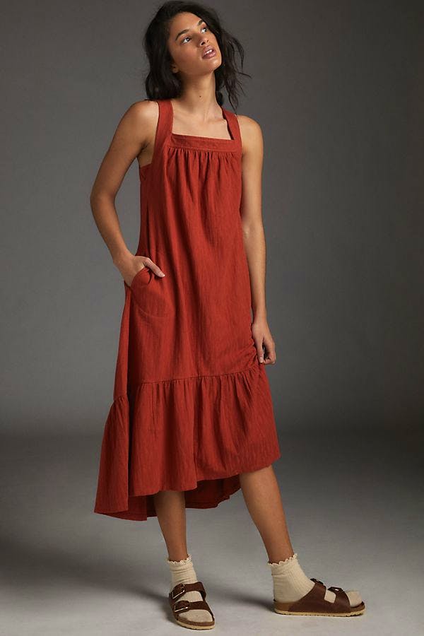 Anthropologie Carole Flounced Midi Dress, £120