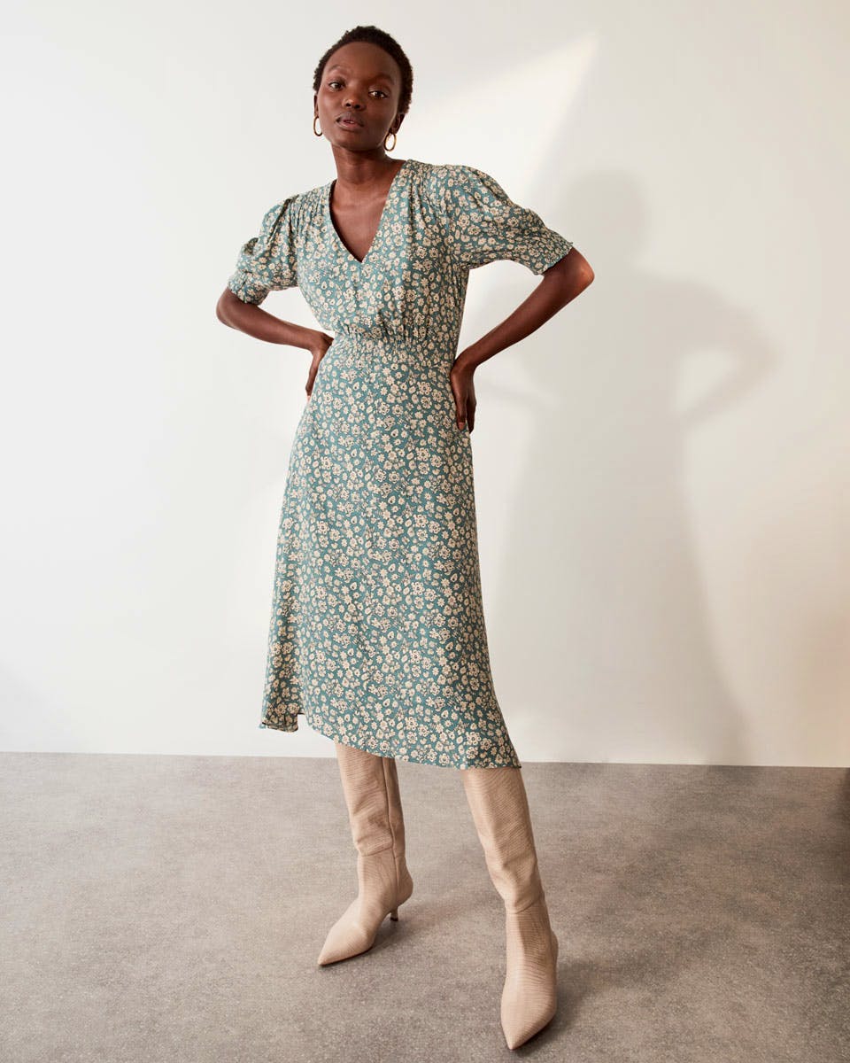 Jigsaw Viscose Primrose Tea Dress, £165