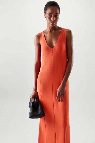 Cos Low-Cut Knitted Maxi Dress, £79