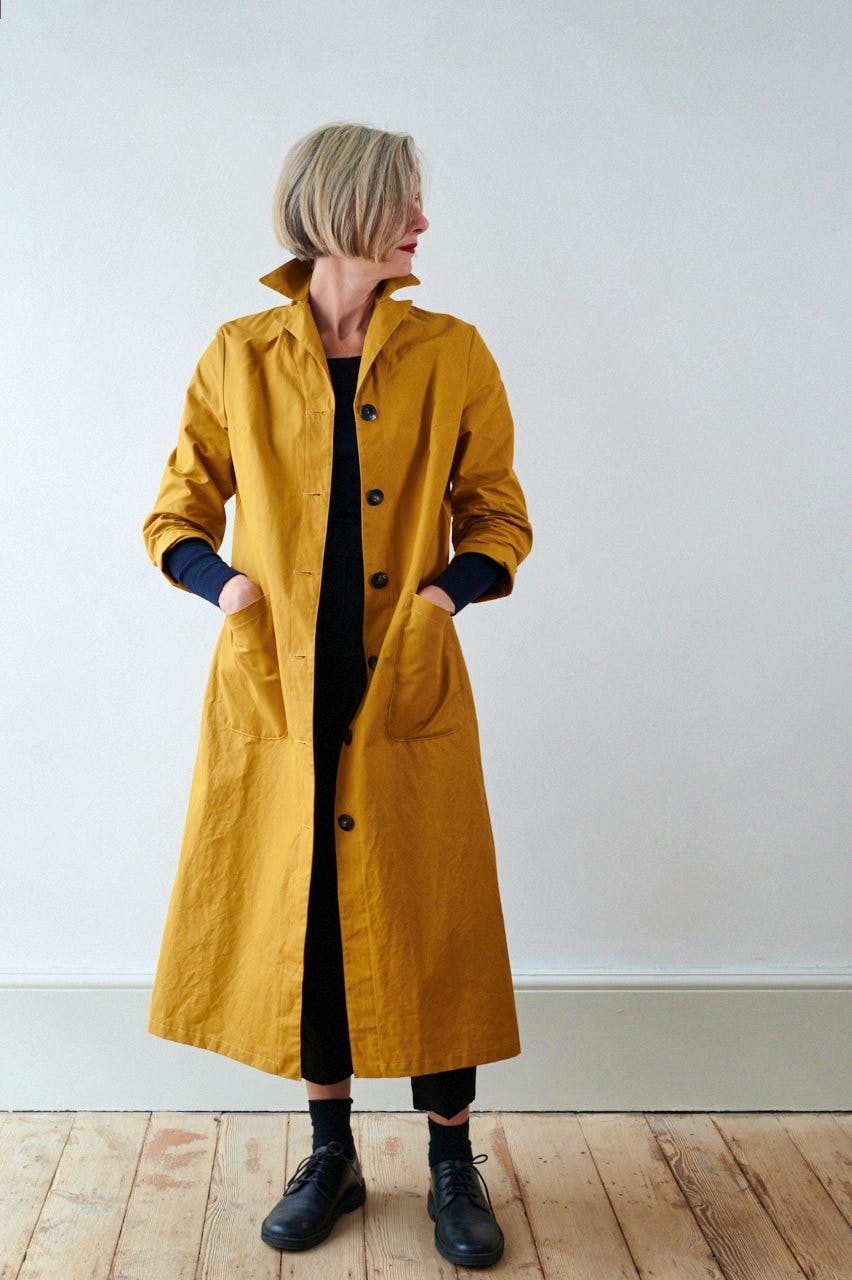 Freight HHG Cumin Colour Dry Waxed Duster Coat, £240