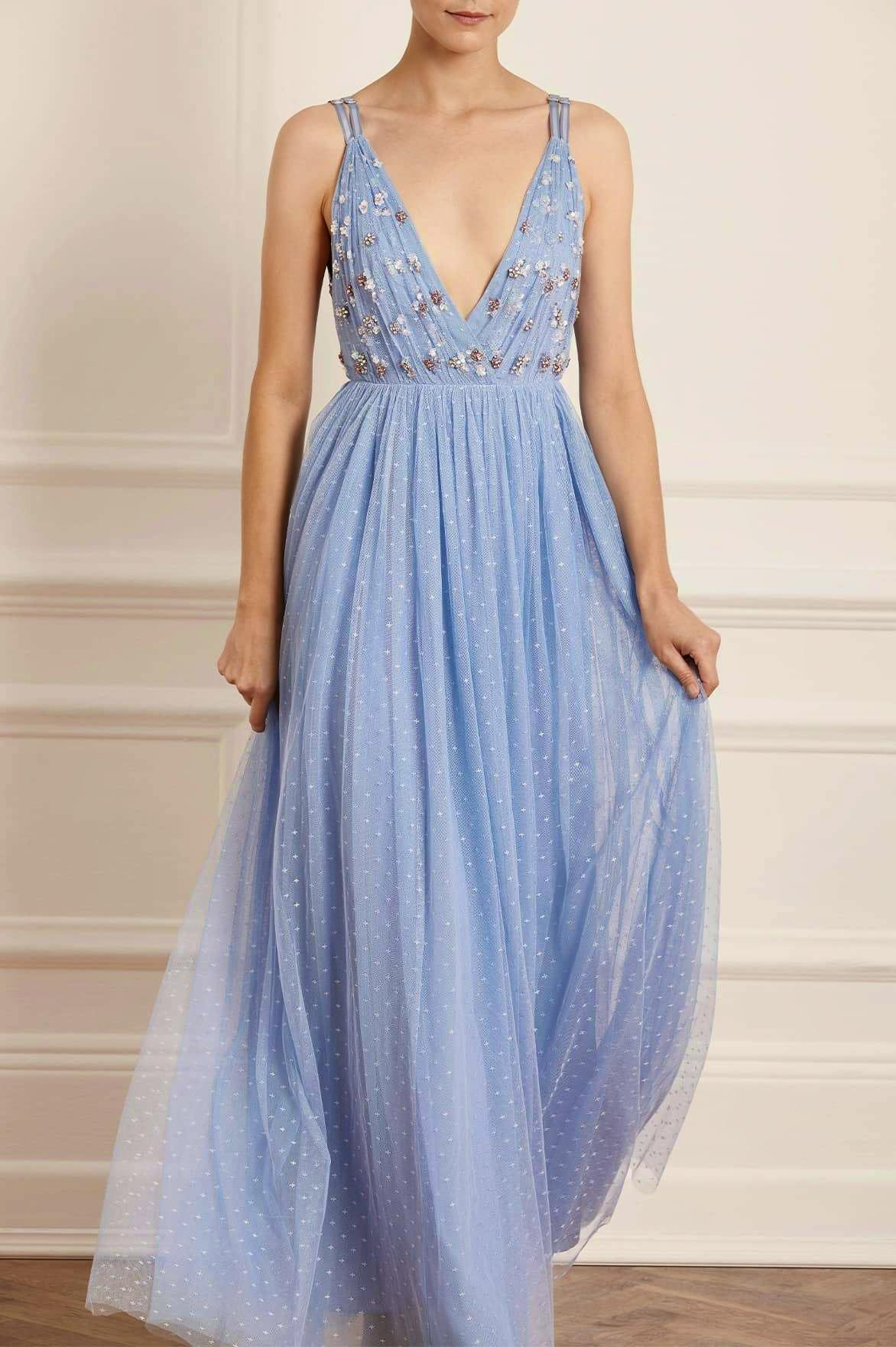 Needle & Thread Neve Embellished Bodice Maxi Dress, £250