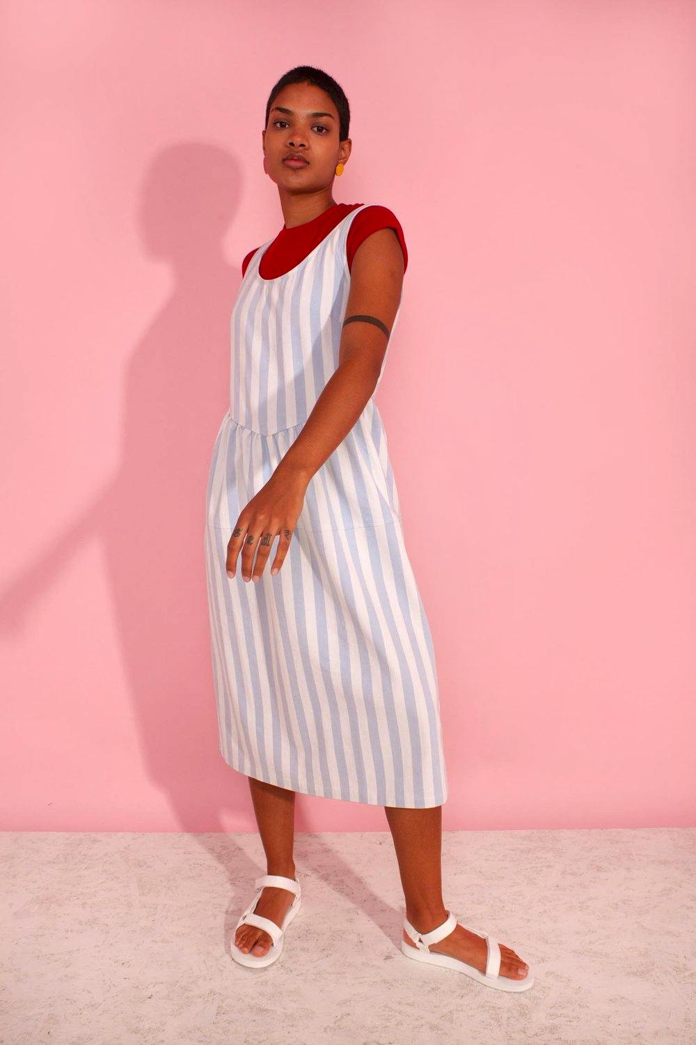 LF Markey Laurie Denim Dress Stripe, £145