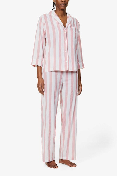 Honna Striped Cotton Pyjama Set, £120