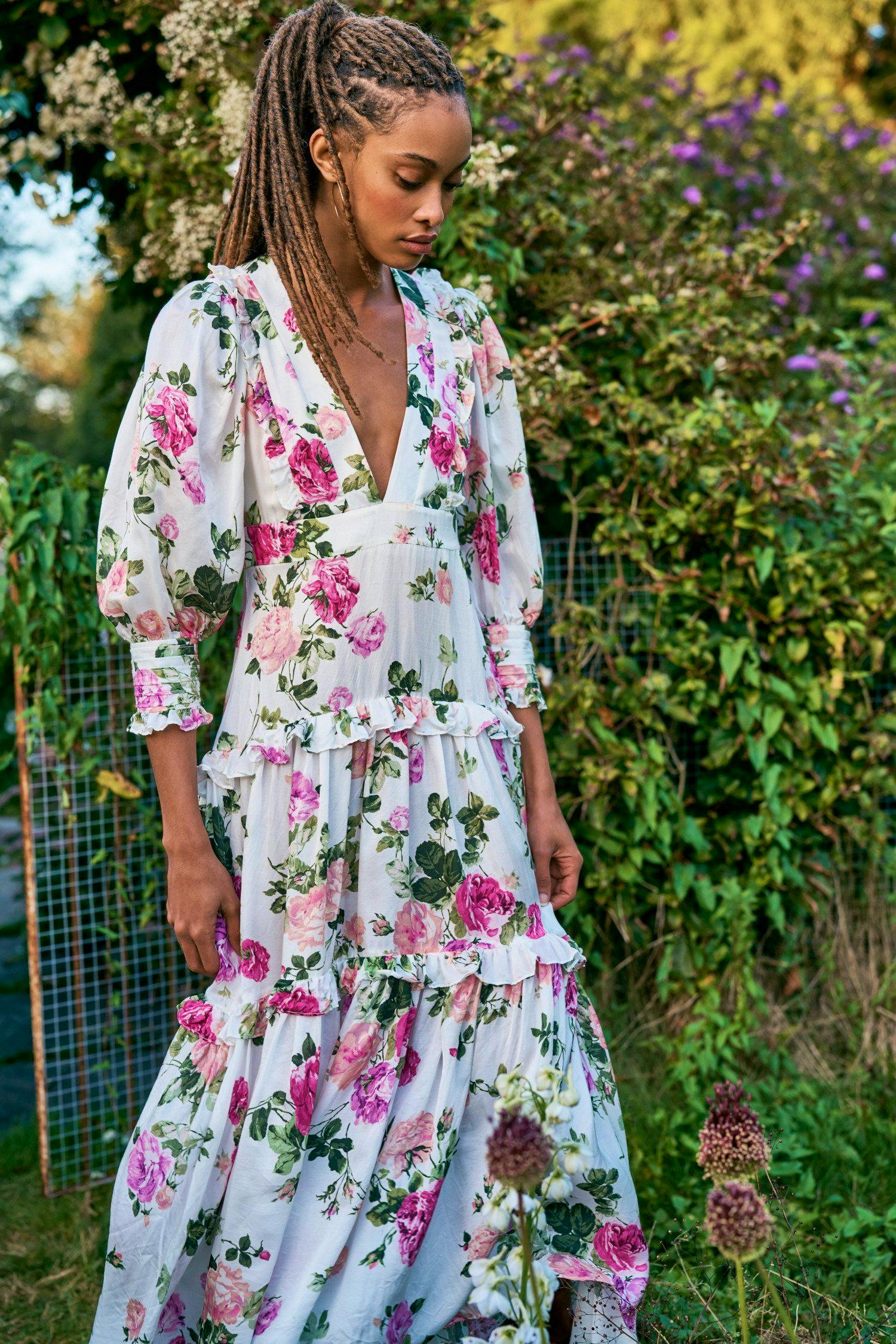 Love Shack Fancy Lorencia Maxi Dress, $695